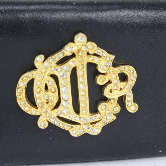 Dior Black x Gold Crystal Initials Belt 33da722 main image 6